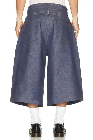 Art Community Diptych Japanese Denim Jort | Thumbnail 5 Art Community Diptych Japanese Denim Jort | Thumbnail 5