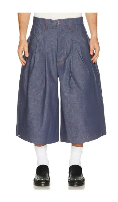 Art Community Diptych Japanese Denim Jort | Thumbnail 1 Art Community Diptych Japanese Denim Jort | Thumbnail 1