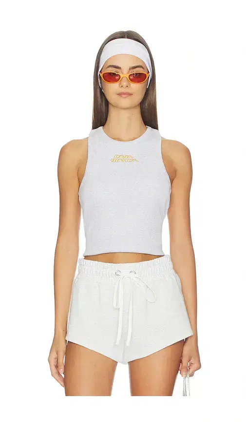 Casablanca Ribbed Tank Top