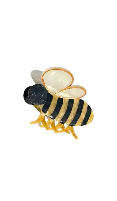 Solar Eclipse Hand-painted Bee Claw Hair Clip | Thumbnail 1