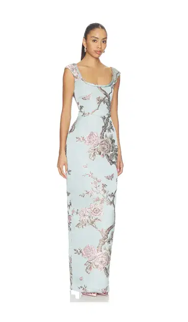 Sau Lee Brooke Brocade Gown | Thumbnail 2