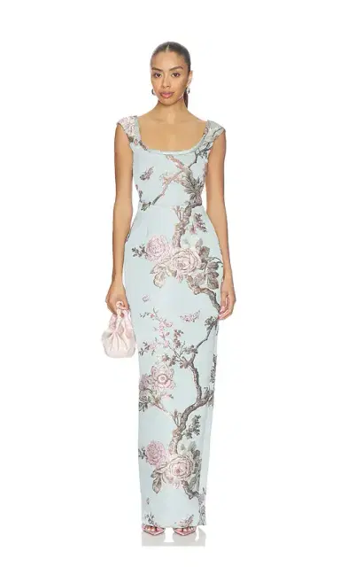Sau Lee Brooke Brocade Gown | Thumbnail 1