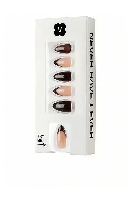 Never Have I Ever French Leopard Press-On Nails