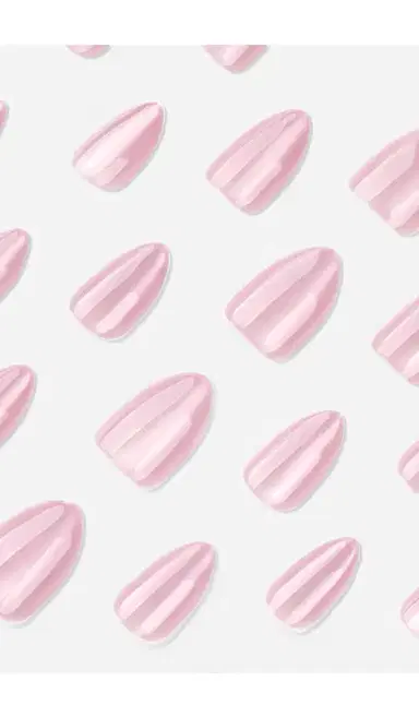 Never Have I Ever Barely Pink Press-On Nails | Thumbnail 2