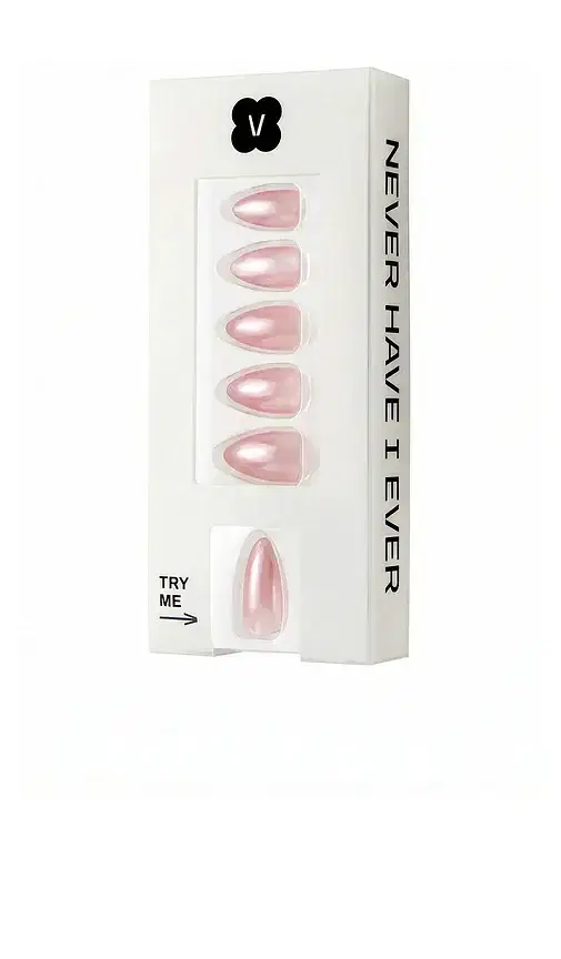 Never Have I Ever Barely Pink Press-On Nails