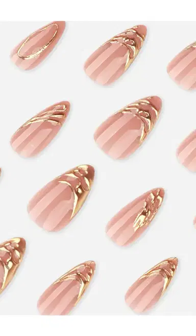 Never Have I Ever Wind-Worn Stone Press-On Nails | Thumbnail 2