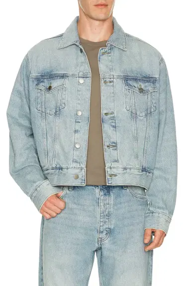 Fear of God Essentials Classic Denim Jacket | Thumbnail 3 Fear of God Essentials Classic Denim Jacket | Thumbnail 3