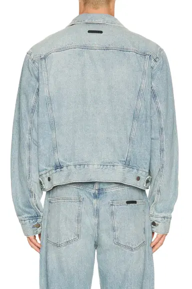 Fear of God Essentials Classic Denim Jacket | Thumbnail 4 Fear of God Essentials Classic Denim Jacket | Thumbnail 4