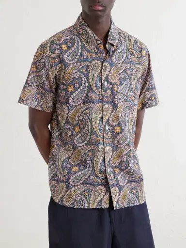Kardo Ron Button-Down Collar Paisley-Print Cotton Shirt - Men | Thumbnail 3