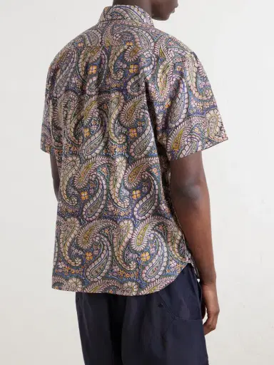 Kardo Ron Button-Down Collar Paisley-Print Cotton Shirt - Men | Thumbnail 4