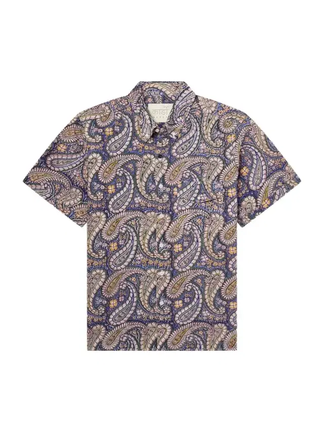 Ron Button-Down Collar Paisley-Print Cotton Shirt - Men