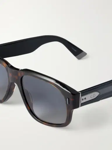 DIOR Eyewear DiorTailoring N1I Havana Geometric Acetate Sunglasses - Men | Thumbnail 5 DIOR Eyewear DiorTailoring N1I Havana Geometric Acetate Sunglasses - Men | Thumbnail 5