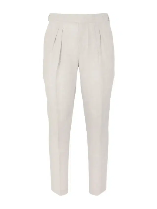 MR P. Steve Tapered Pleated Herringbone Linen Trousers - Men