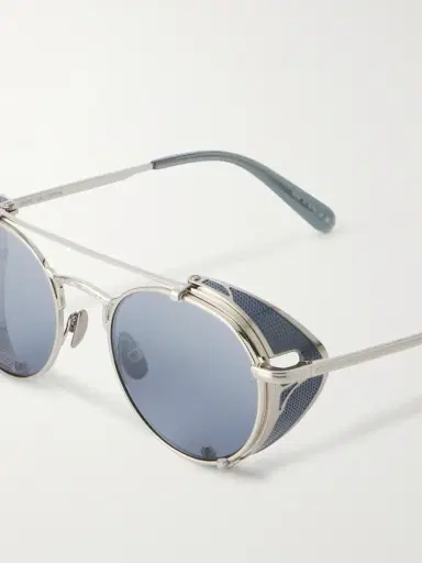 Garrett Leight California Optical Ocampo Round-Frame Metal Sunglasses - Men | Thumbnail 5 Garrett Leight California Optical Ocampo Round-Frame Metal Sunglasses - Men | Thumbnail 5