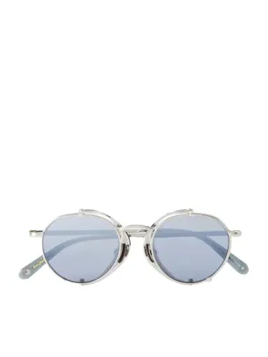 Garrett Leight California Optical Ocampo Round-Frame Metal Sunglasses - Men | Thumbnail 1 Garrett Leight California Optical Ocampo Round-Frame Metal Sunglasses - Men | Thumbnail 1
