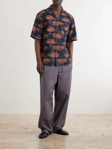 Kardo Ronen Printed Cotton Shirt - Men | Thumbnail 2