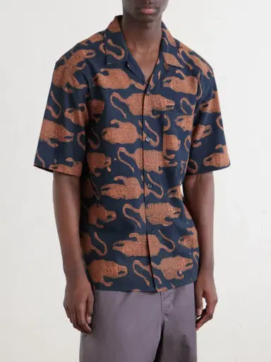 Kardo Ronen Printed Cotton Shirt - Men | Thumbnail 3