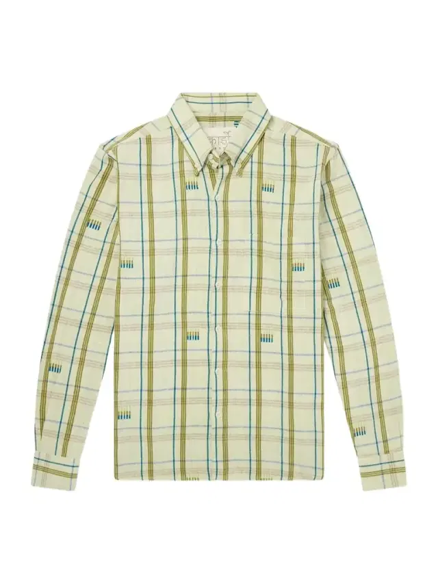 Ronald Embroidered Checked Cotton Shirt - Men