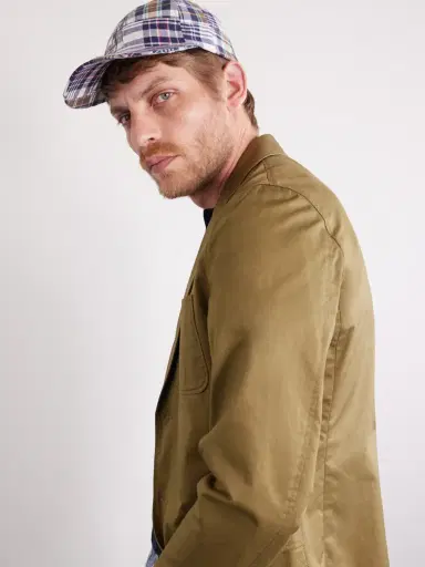 Beams Plus Madras Patchwork Cotton Baseball Cap - Men | Thumbnail 2
