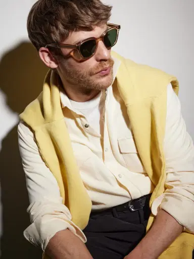 Garrett Leight California Optical Broadway D-Frame Acetate Sunglasses - Men | Thumbnail 4