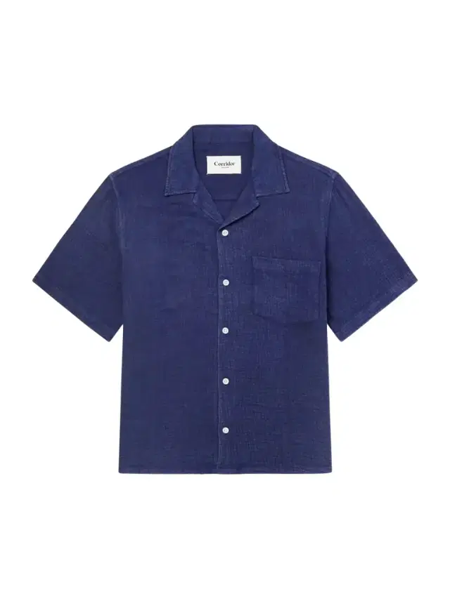 Camp-Collar Cotton Shirt - Men