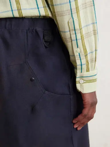 Kardo Kami Wide-Leg Belted Cotton Shorts - Men | Thumbnail 5