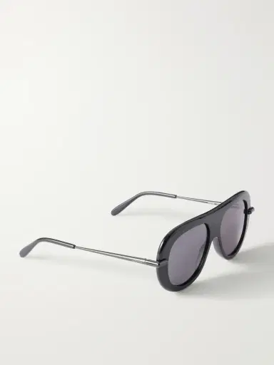 Loewe Slim Aviator-Style Acetate Sunglasses - Men | Thumbnail 3