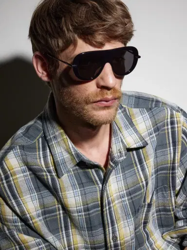 Loewe Slim Aviator-Style Acetate Sunglasses - Men | Thumbnail 4