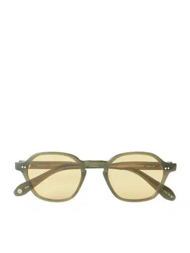 Garrett Leight California Optical Temescal Hexagon-Frame Acetate Sunglasses - Men | Thumbnail 1 Garrett Leight California Optical Temescal Hexagon-Frame Acetate Sunglasses - Men | Thumbnail 1