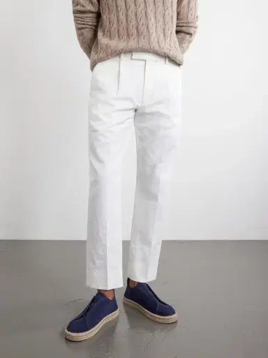 Zegna Triple Stitch™ Leather-Trimmed Suede Slip-On Sneakers - Men | Thumbnail 2 Zegna Triple Stitch™ Leather-Trimmed Suede Slip-On Sneakers - Men | Thumbnail 2