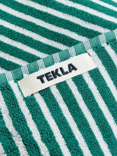 Tekla Set of Three Logo-Appliquéd Striped Organic Cotton Towels - Men | Thumbnail 3