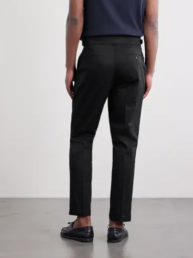 MR P. Steve Tapered Pleated Cotton Trousers - Men | Thumbnail 4 MR P. Steve Tapered Pleated Cotton Trousers - Men | Thumbnail 4