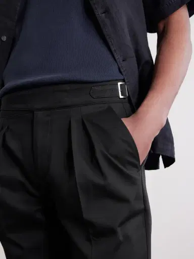 MR P. Steve Tapered Pleated Cotton Trousers - Men | Thumbnail 5 MR P. Steve Tapered Pleated Cotton Trousers - Men | Thumbnail 5