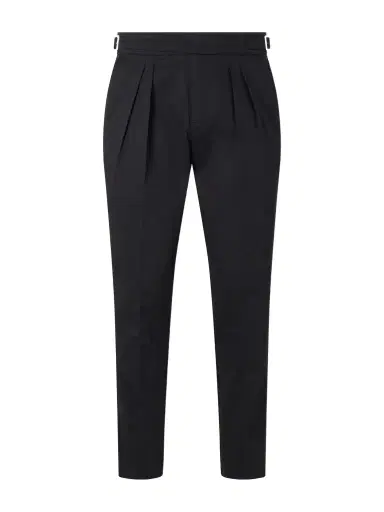 MR P. Steve Tapered Pleated Cotton Trousers - Men | Thumbnail 1 MR P. Steve Tapered Pleated Cotton Trousers - Men | Thumbnail 1