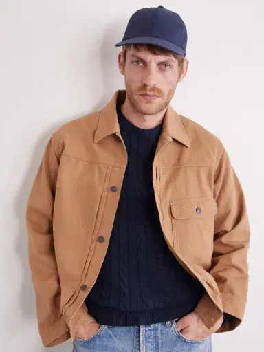 Beams Plus 6 Panel Regimental Strap Seersucker Baseball Cap - Men | Thumbnail 3 Beams Plus 6 Panel Regimental Strap Seersucker Baseball Cap - Men | Thumbnail 3