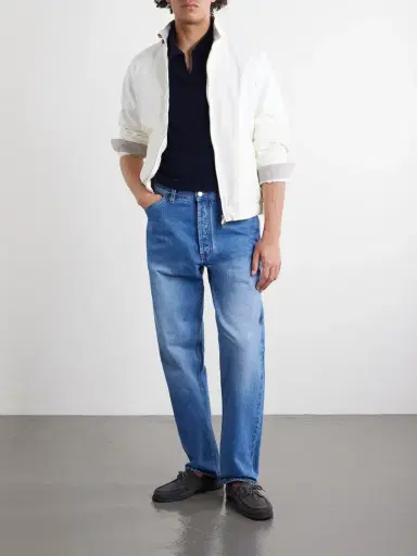Thom Sweeney Terry-Cotton Polo Shirt - Men | Thumbnail 2 Thom Sweeney Terry-Cotton Polo Shirt - Men | Thumbnail 2