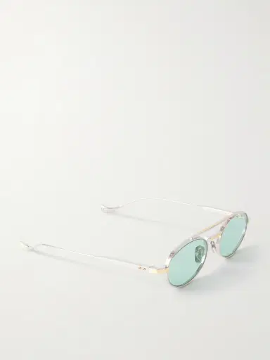 Cutler and Gross 1427 Round-Frame Silver-Tone Sunglasses - Men | Thumbnail 3 Cutler and Gross 1427 Round-Frame Silver-Tone Sunglasses - Men | Thumbnail 3