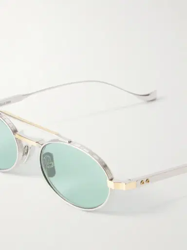 Cutler and Gross 1427 Round-Frame Silver-Tone Sunglasses - Men | Thumbnail 5 Cutler and Gross 1427 Round-Frame Silver-Tone Sunglasses - Men | Thumbnail 5