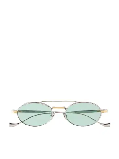 Cutler and Gross 1427 Round-Frame Silver-Tone Sunglasses - Men | Thumbnail 1 Cutler and Gross 1427 Round-Frame Silver-Tone Sunglasses - Men | Thumbnail 1