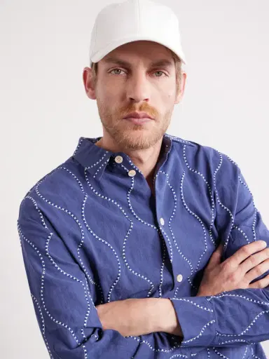 Frescobol Carioca Fernando Linen Baseball Cap - Men | Thumbnail 2 Frescobol Carioca Fernando Linen Baseball Cap - Men | Thumbnail 2