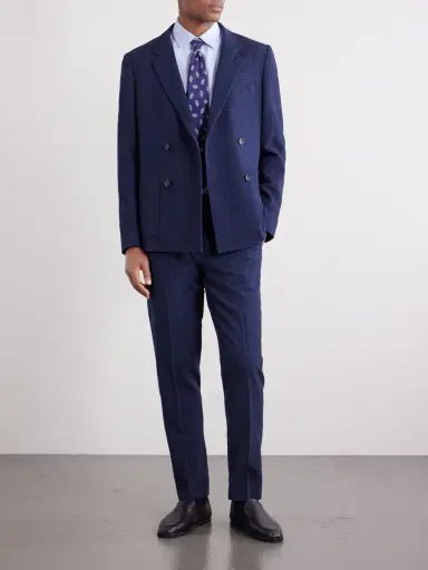MR P. Slim-Fit Tapered Checked Wool-Blend Suit Trousers - Men | Thumbnail 2 MR P. Slim-Fit Tapered Checked Wool-Blend Suit Trousers - Men | Thumbnail 2