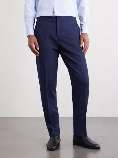 MR P. Slim-Fit Tapered Checked Wool-Blend Suit Trousers - Men | Thumbnail 3 MR P. Slim-Fit Tapered Checked Wool-Blend Suit Trousers - Men | Thumbnail 3