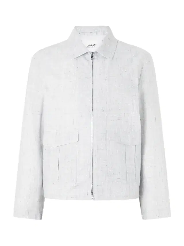 MR P. Checked Linen Blouson Jacket - Men