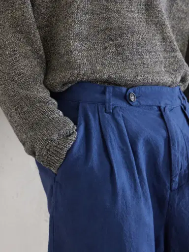 Massimo Alba Cliff Straight-Leg Pleated Cotton Bermuda Shorts - Men | Thumbnail 5 Massimo Alba Cliff Straight-Leg Pleated Cotton Bermuda Shorts - Men | Thumbnail 5