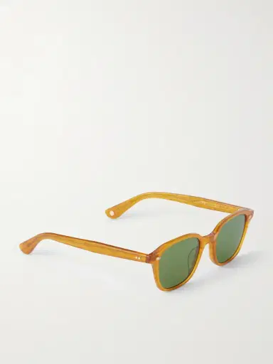Garrett Leight California Optical Lachman Round-Frame Acetate Sunglasses - Men | Thumbnail 3
