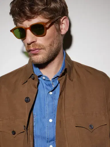 Garrett Leight California Optical Lachman Round-Frame Acetate Sunglasses - Men | Thumbnail 4