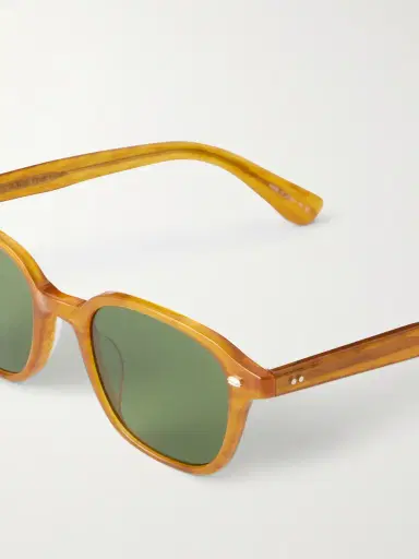 Garrett Leight California Optical Lachman Round-Frame Acetate Sunglasses - Men | Thumbnail 5