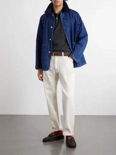 Drake's Stone-Washed Cotton-Piqué Polo Shirt - Men | Thumbnail 2