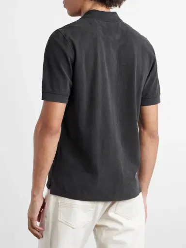 Drake's Stone-Washed Cotton-Piqué Polo Shirt - Men | Thumbnail 4
