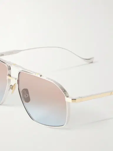 Cutler and Gross 1424 Aviator-Style Gold-Tone and Silver-Tone Sunglasses - Men | Thumbnail 5 Cutler and Gross 1424 Aviator-Style Gold-Tone and Silver-Tone Sunglasses - Men | Thumbnail 5